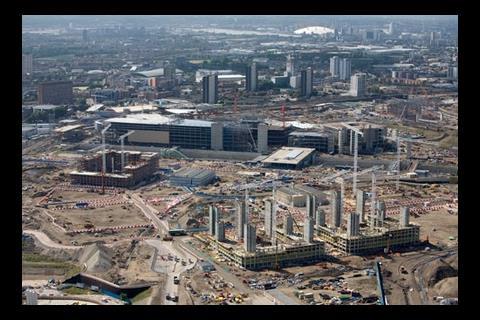 2012 Olympic Park aerial view